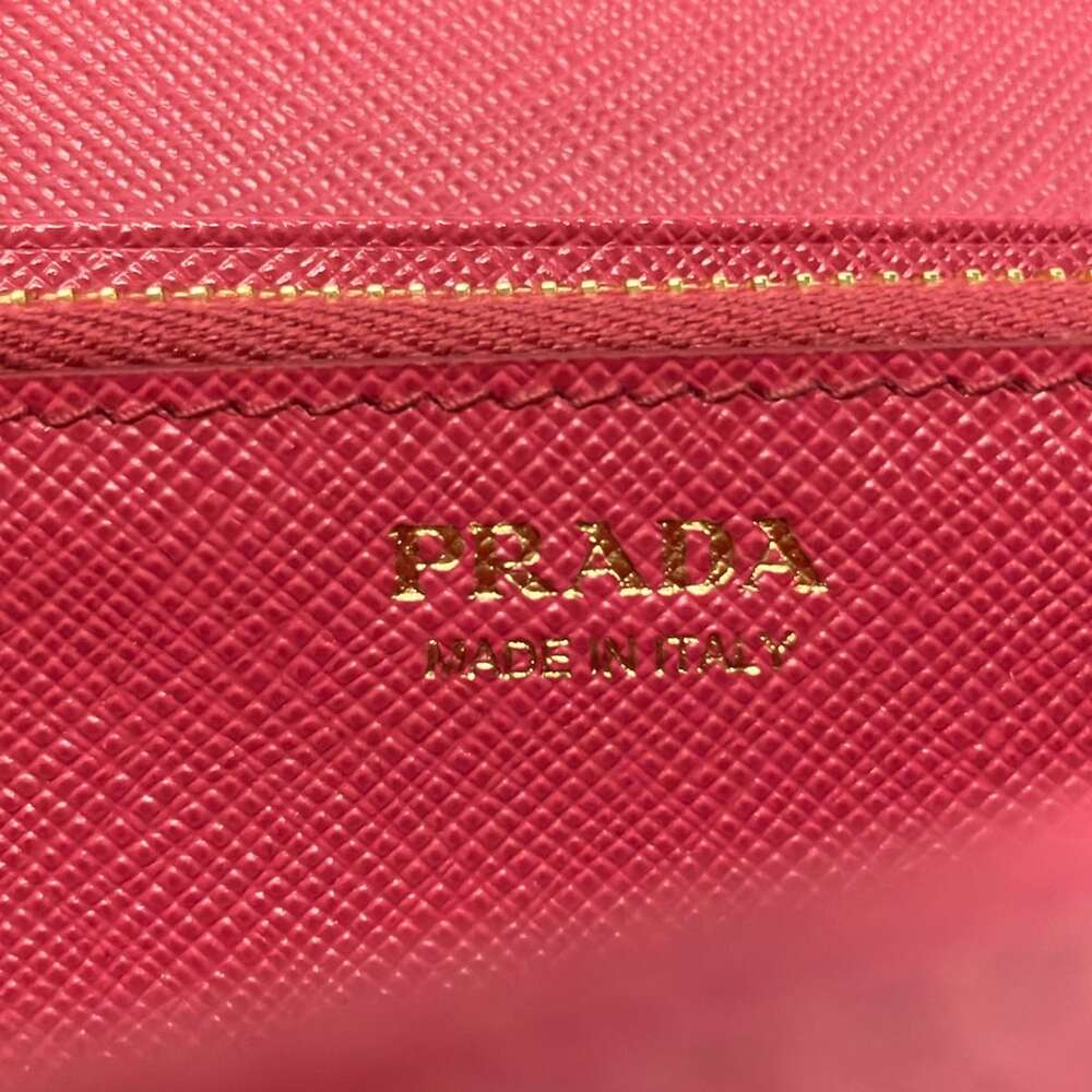 Prada Long Wallet 1MH132 Black Hibiscus - Picture 6 of 7